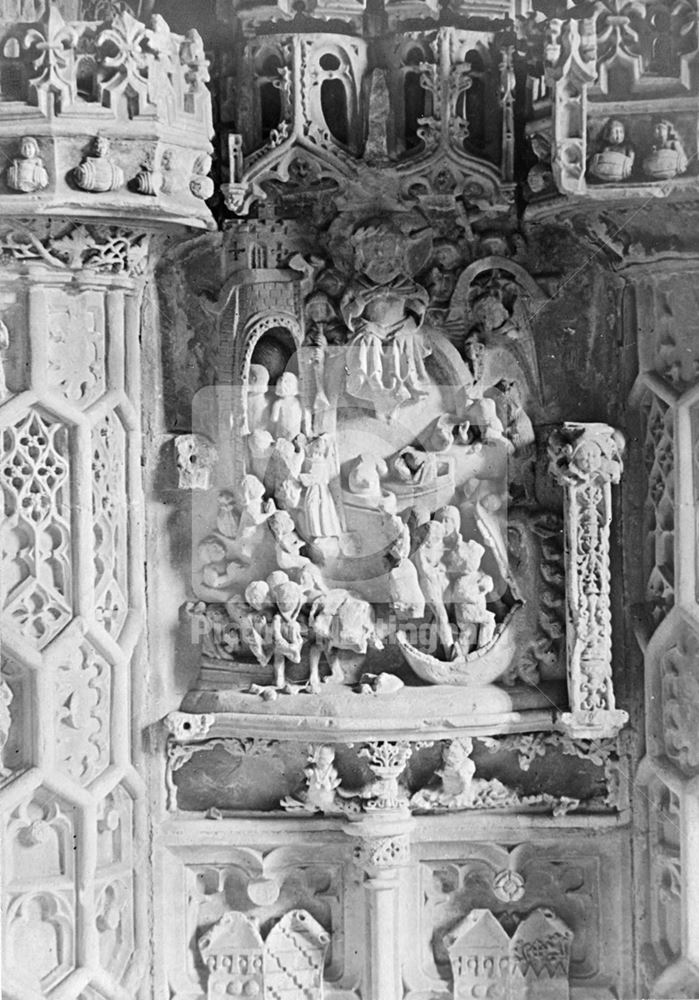 Babington Tomb, St Winifrid's Church, Kingston-on-Soar, c 1930