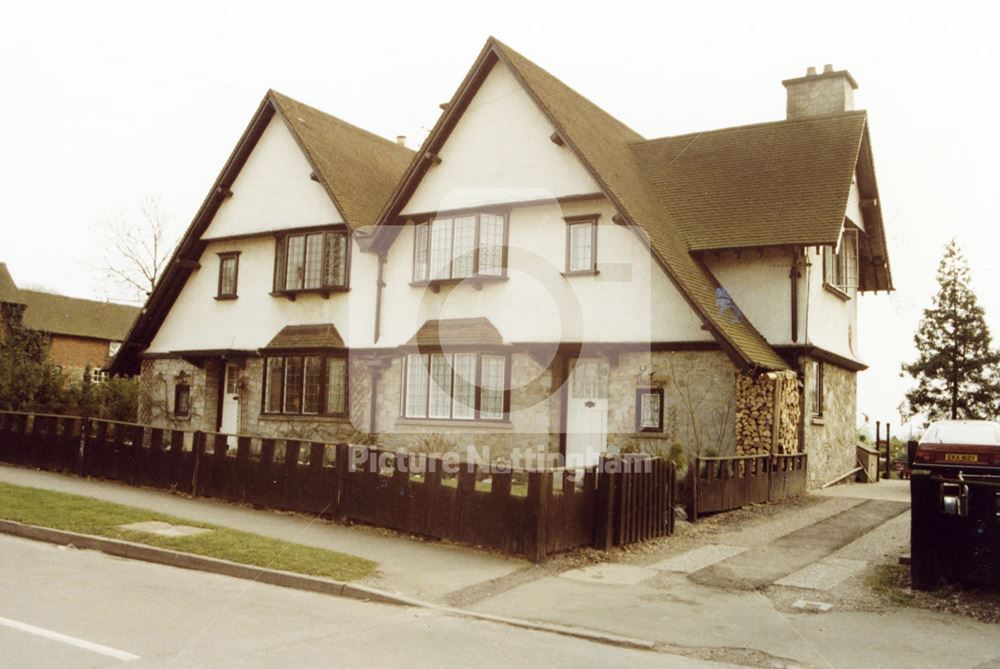 The Forge and Peartree Cottage on Main Street, Normanton on Soar, 1985