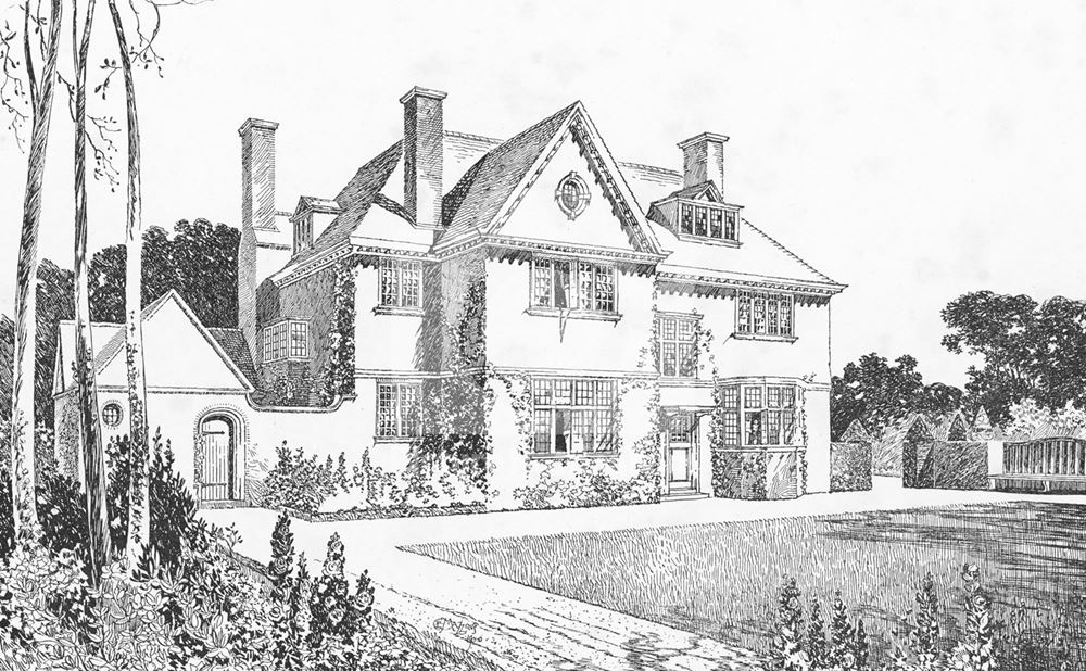 Residence, London Road, Newark, 1902