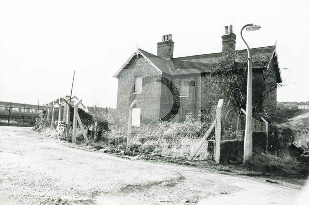 Netherfield station house, Meadow Road, Netherfield, 1977