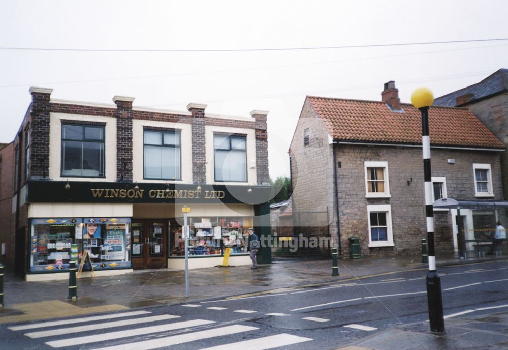 Shops on High Street, Mansfield Woodhouse, 1997