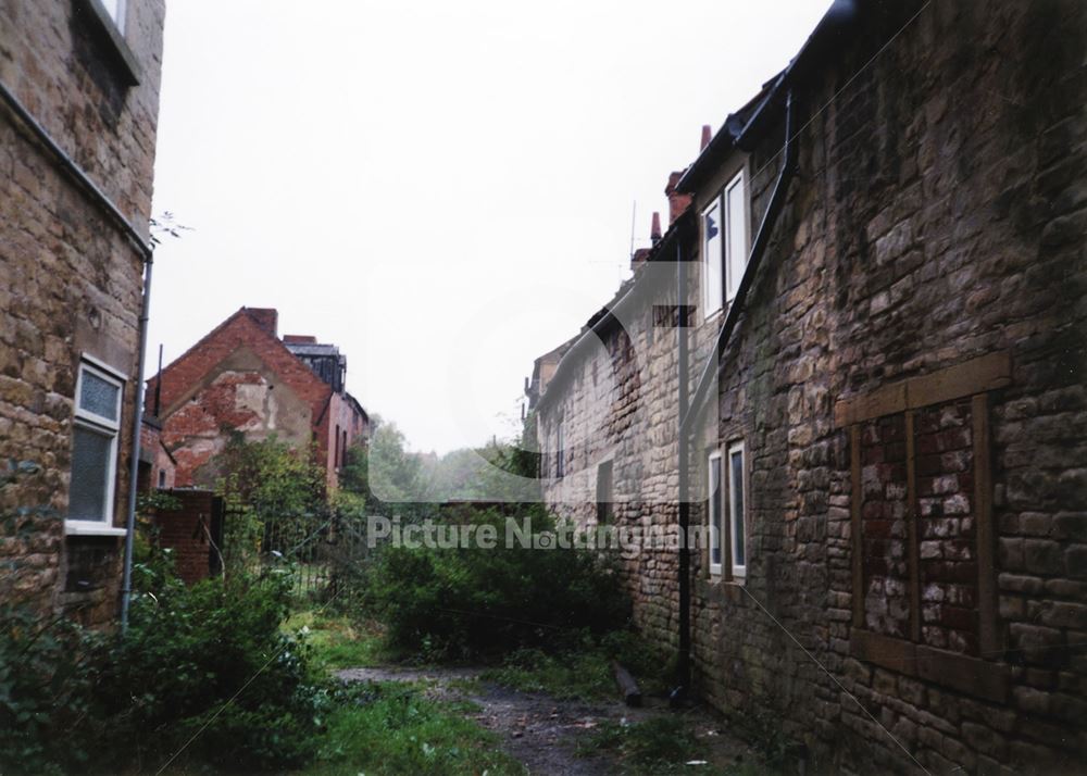 Houses off High Street, Mansfield Woodhouse, 1997