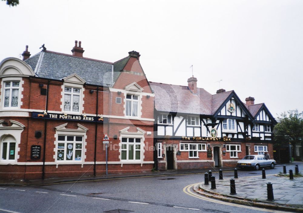 The Portland Arms public house, High Street, Mansfield Woodhouse, 1997