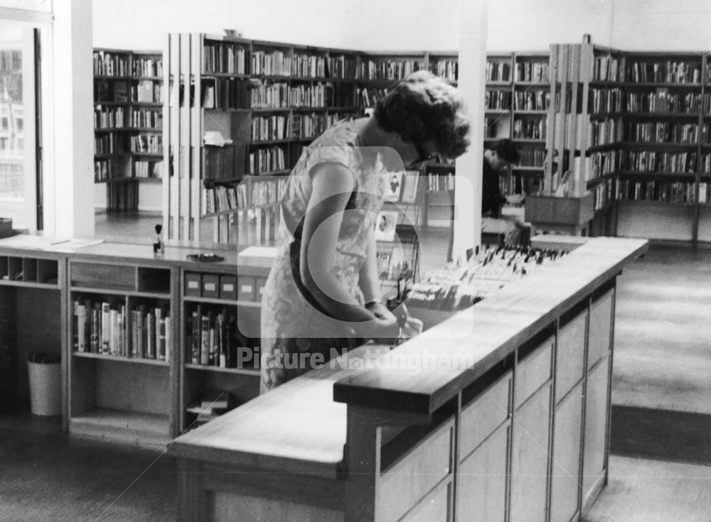 Library, Mansfield Woodhouse, 1960s ?