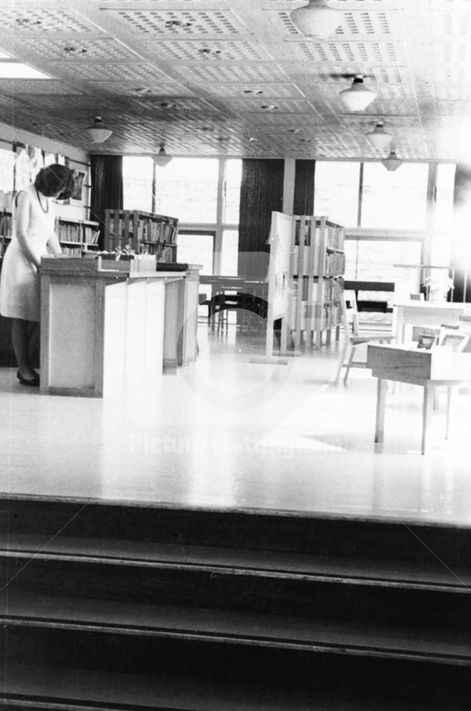 Library, Mansfield Woodhouse, 1960s ?