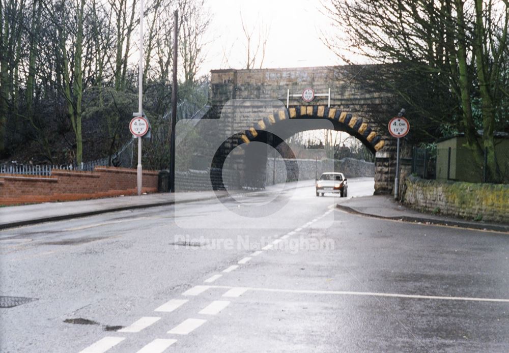 Bridge over Debdale Lane, Mansfield Woodhouse, 1999