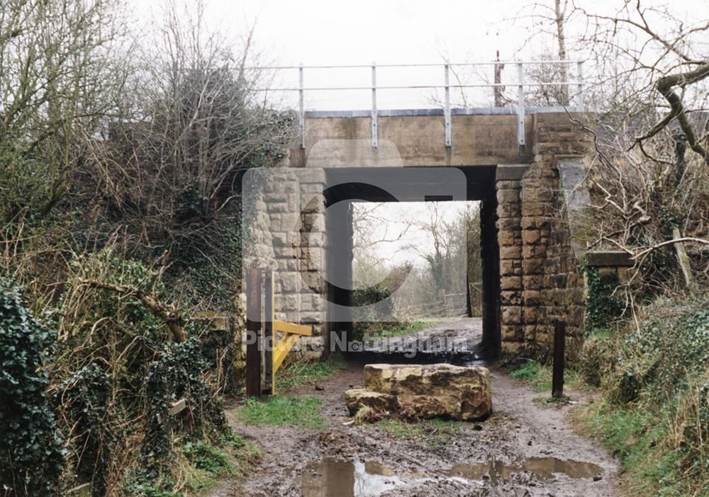 Bridge over Littlewood Lane, Mansfield Woodhouse, 1999