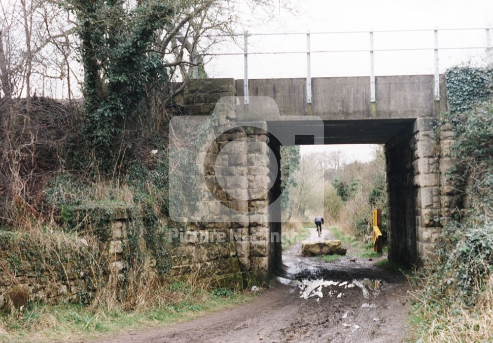 Bridge over Littlewood Lane, Mansfield Woodhouse, 1999