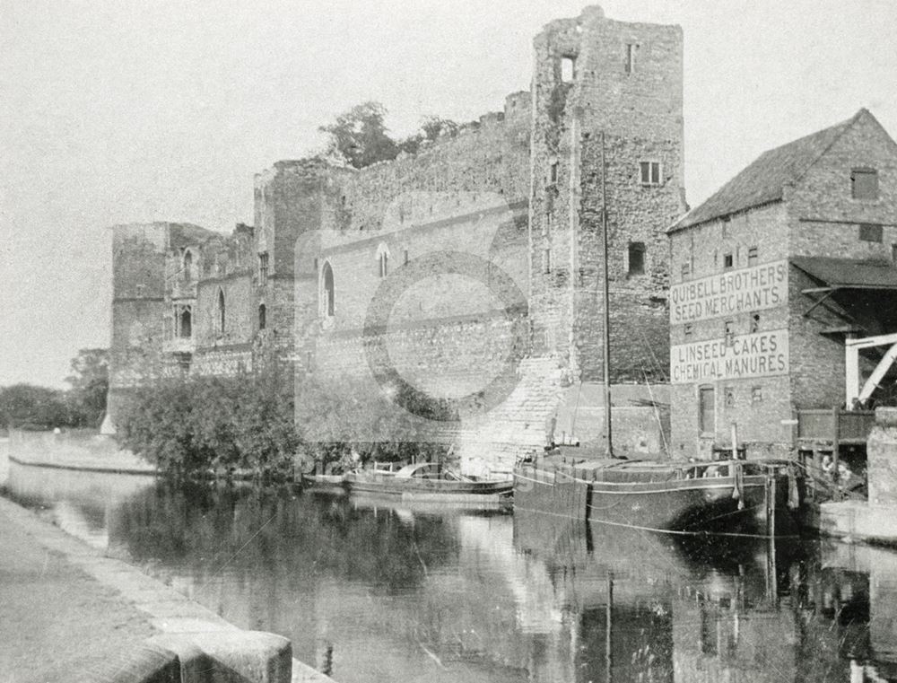 Newark Castle, Newark on Trent, c 1900 ?