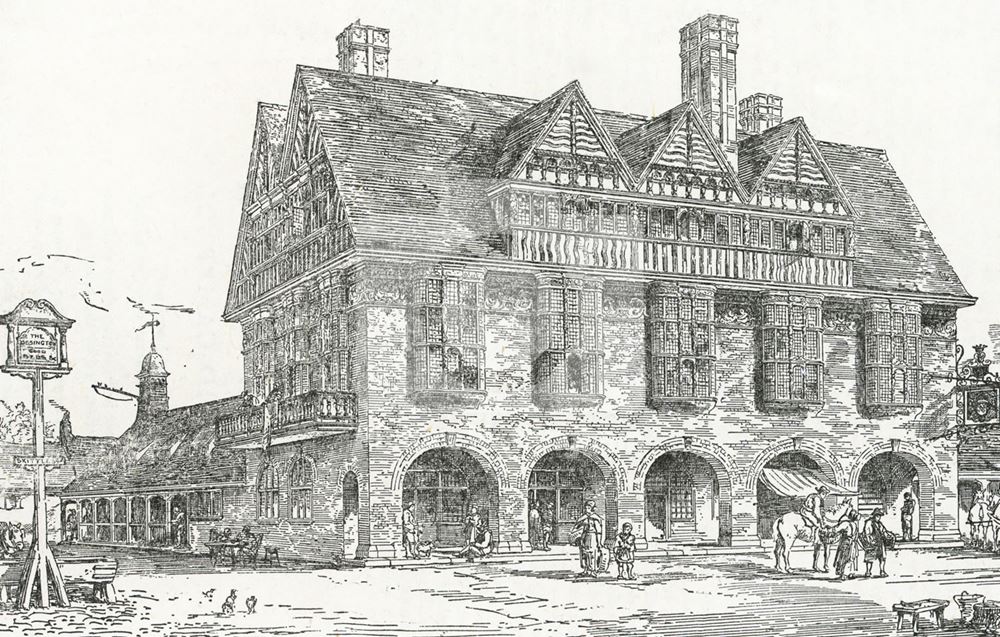 Ossington Coffee Palace, Beast Market Hill, Newark on Trent, c 1881