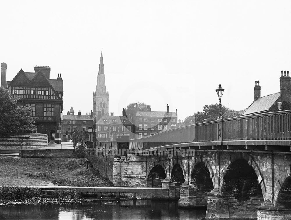 Trent Bridge, Newark on Trent, c 1940s ?