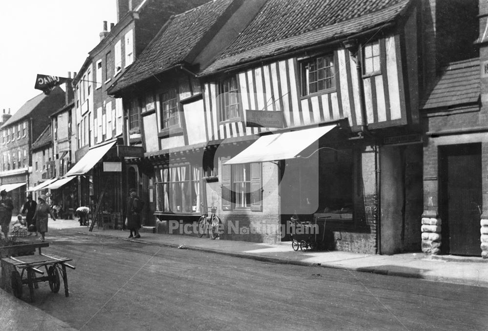 Shops in Kirk Gate, Newark on Trent, 1920s ?