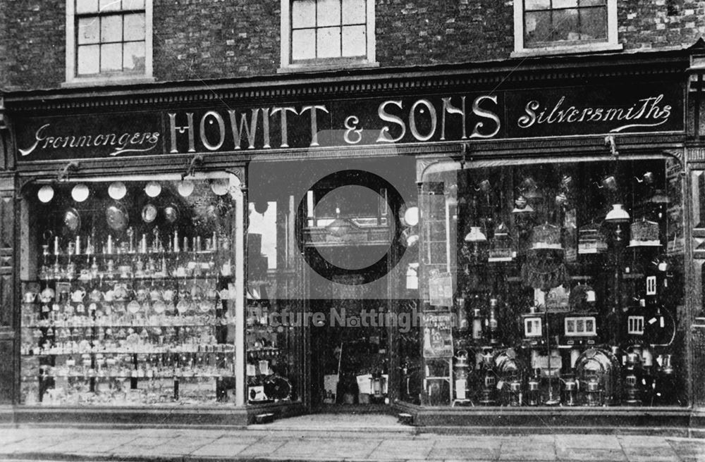 Howitt and Sons' shop, Stodman Street, Newark on Trent, 1926