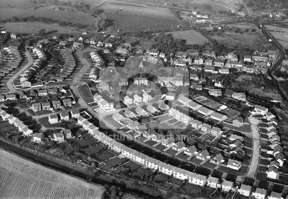 Aerial View, Ollerton, 1972