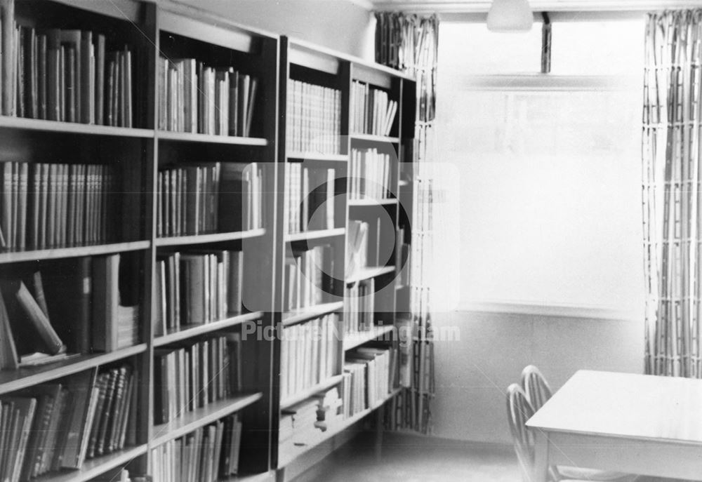 Library Reference Section, Forest Road, Ollerton, c 1985 ?