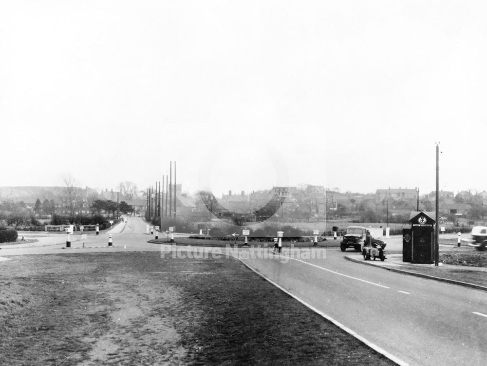 Ollerton Roundabout, c 1955