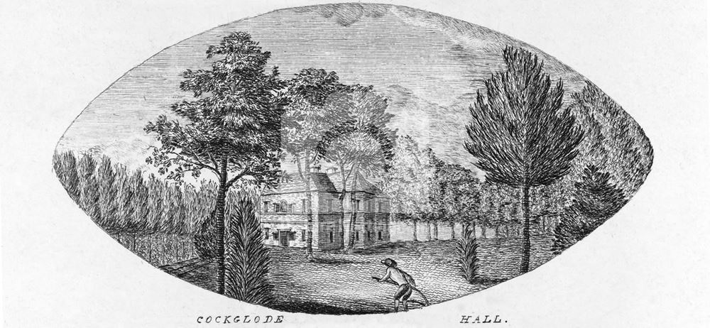 Cockglode Hall, Ollerton, c 1790 ?