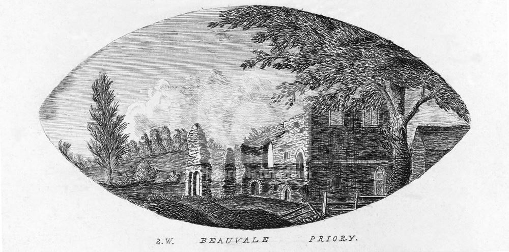 Beauvale Priory, Moorgreen, c 1790 ?