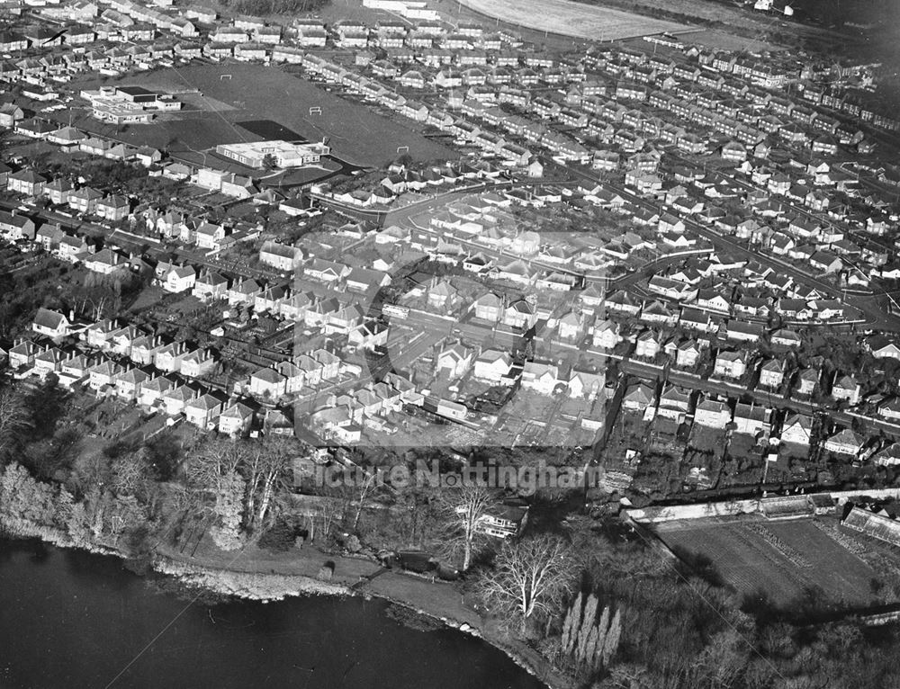 Aerial View, Nuthall, 1973