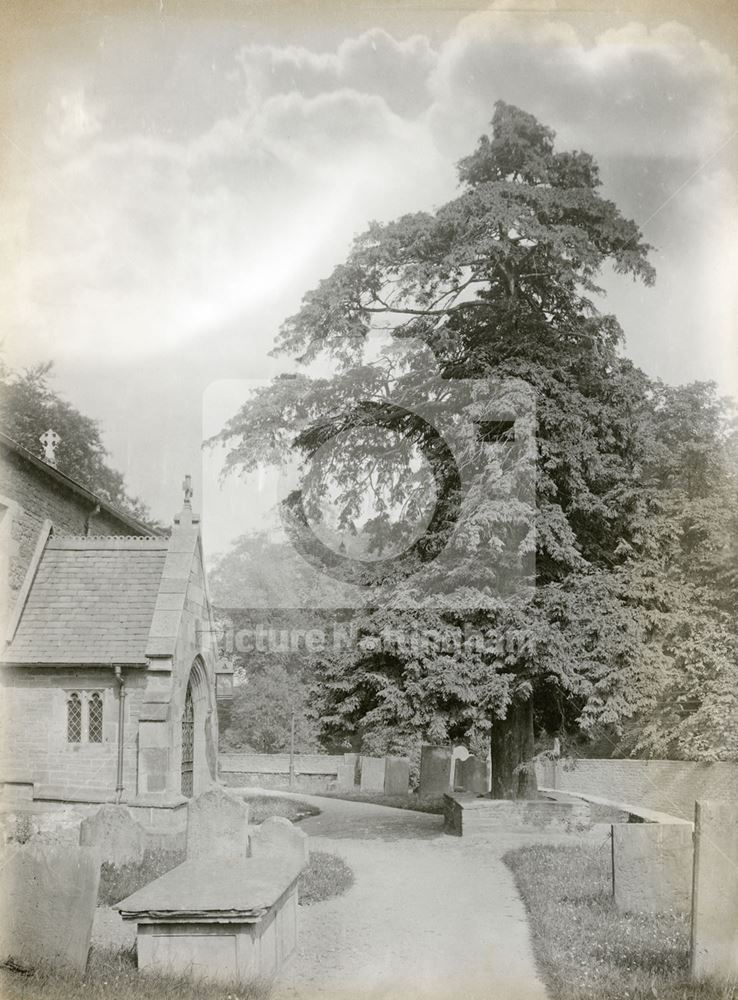 St Patrick's Church Porch, Kimberley Road, Nuthall, c 1930 ?