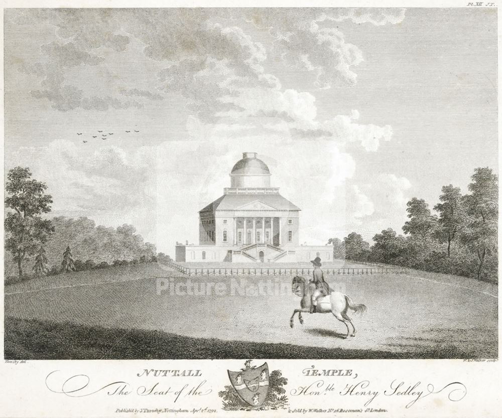 Nuthall Temple, 1792