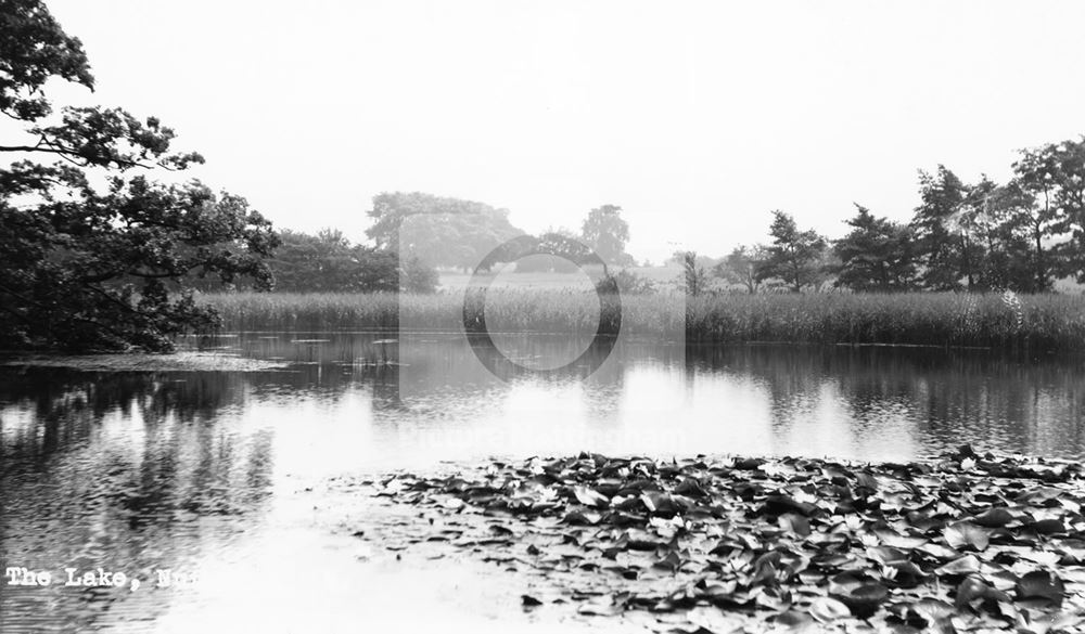 Nuthall Temple Lake, c 1940 ?