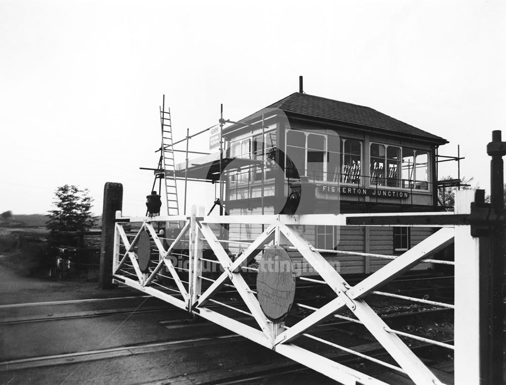 Fiskerton Junction Signalbox, Morton, 1979