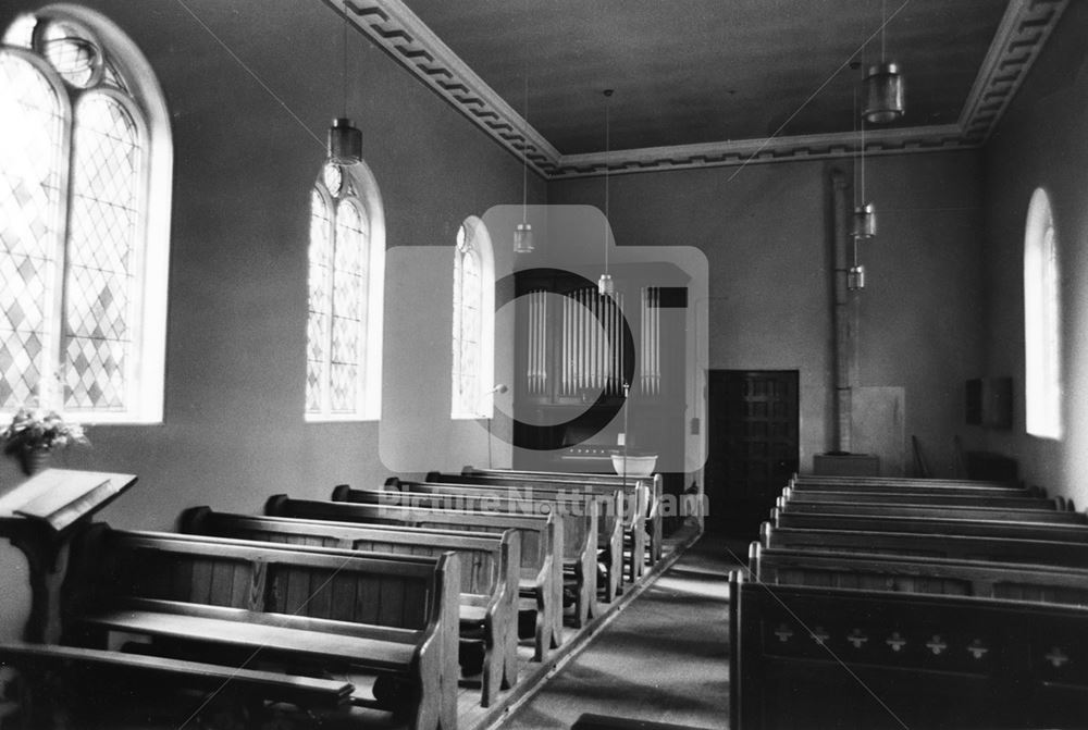 St Denis's Church Interior, Church Lane, Morton, 1979