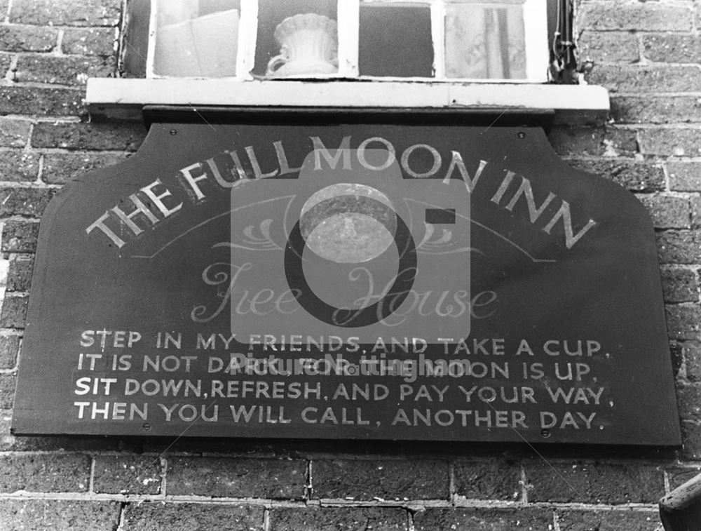 The Full Moon Inn, Main Street, Morton, 1979