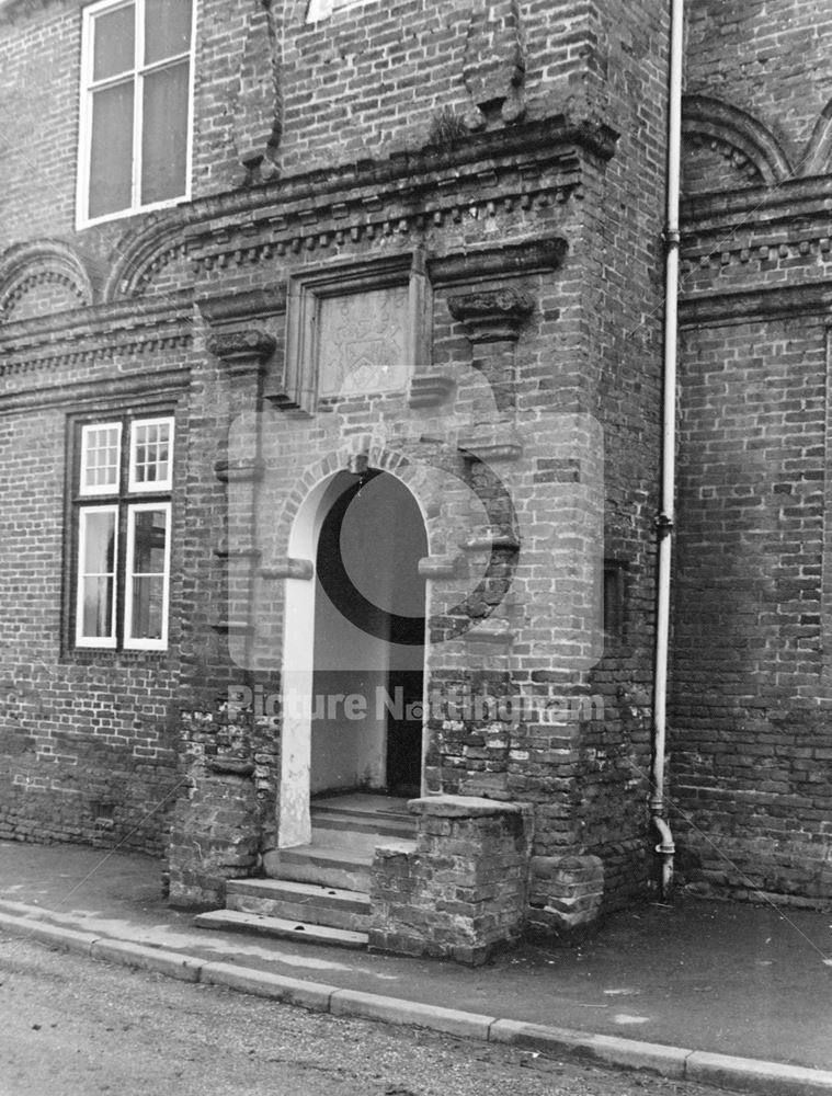 Old Hall Doorway, Church Hill, North Wheatley, 1964