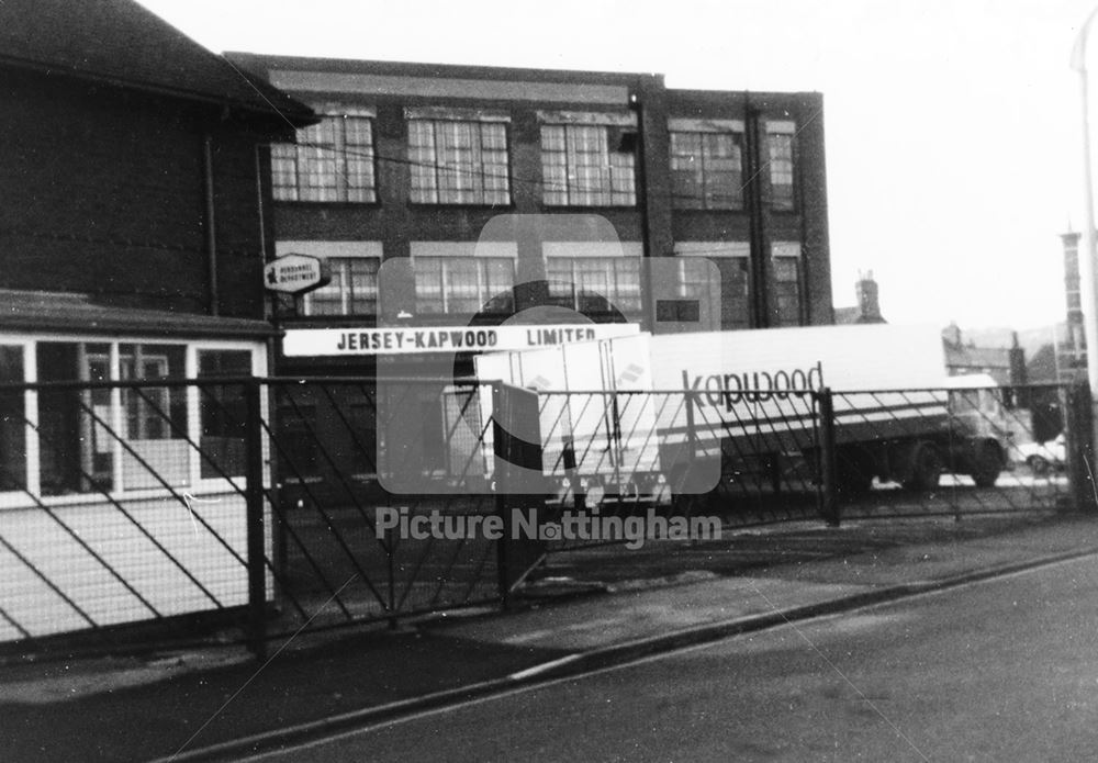 Jersey Kapwood, Bourne Mills, Victoria Road, Netherfield, 1977