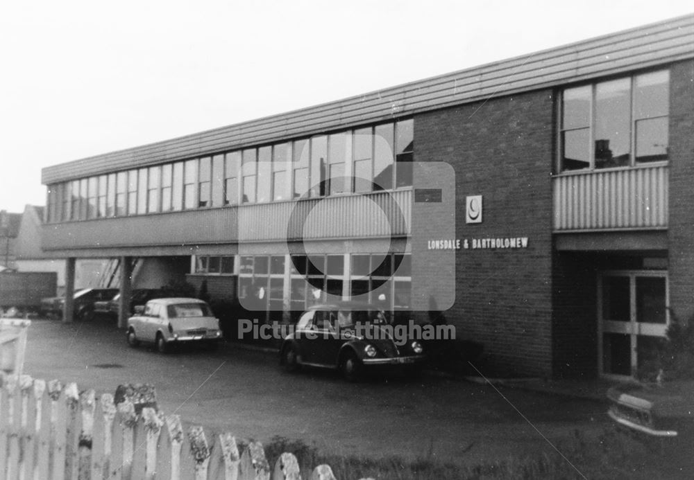 Lonsdale and Bartholemew, Forester Street, Netherfield, 1977