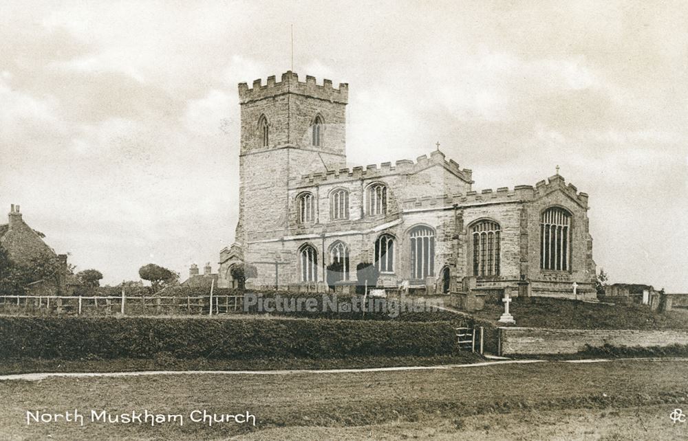 St Wilfrid's Church, North Muskham, c 1905