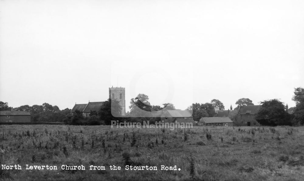 View from Sturton Road, North Leverton, c 1960 ?