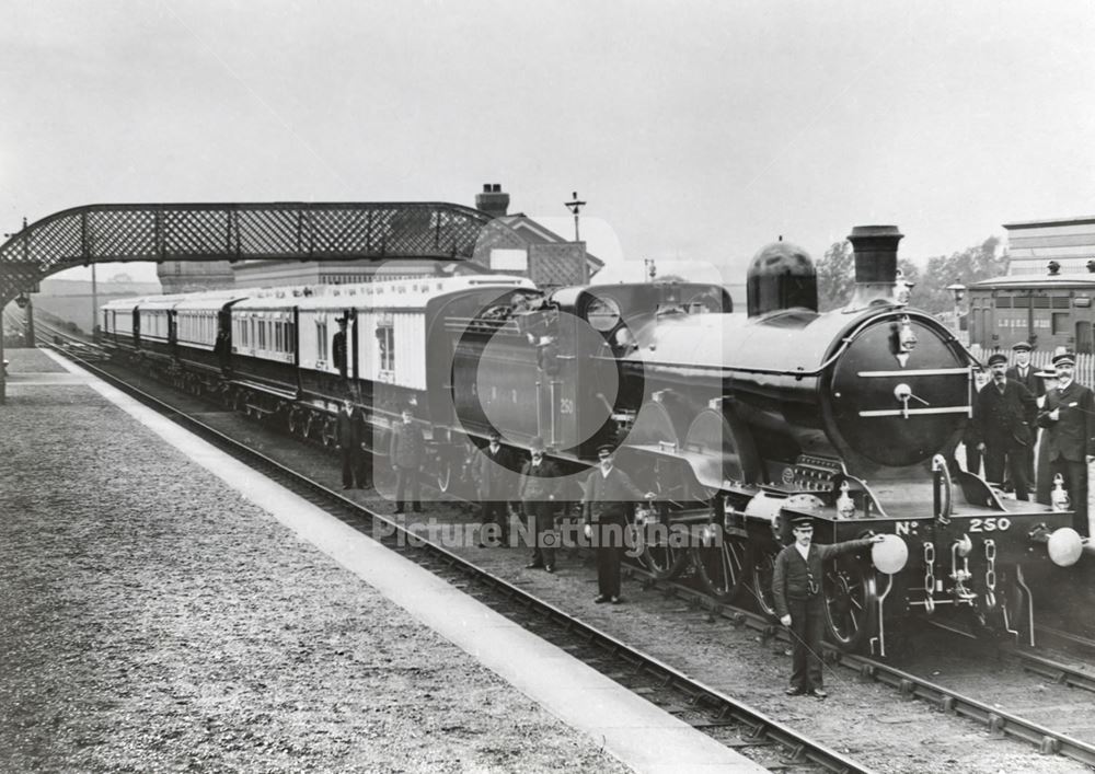 Royal Train, Ollerton Station, c 1906