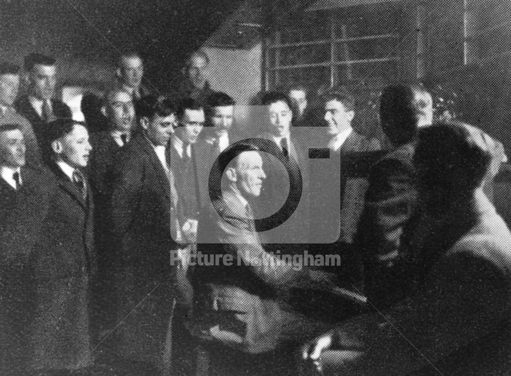 Community Singing at the Coal Miner's Institute, Ollerton, 1932