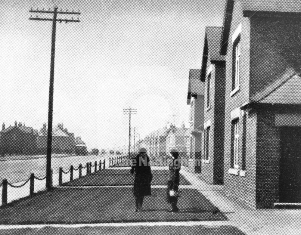 Streetscene, Ollerton, 1932