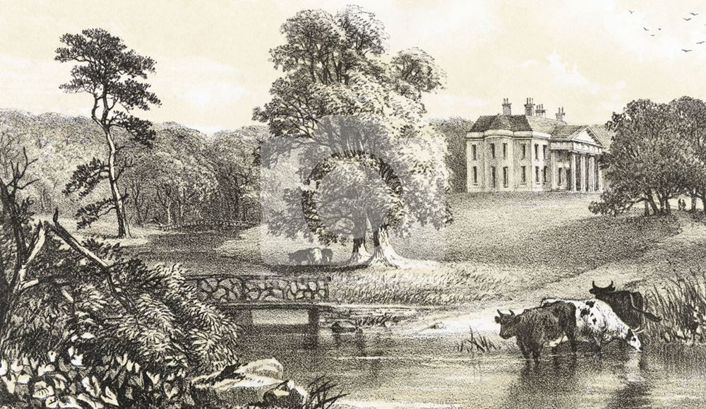 Osberton Hall, c 1830