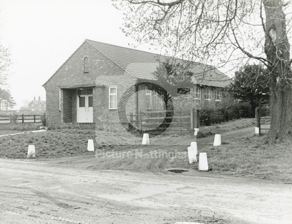 Community Hall, Perlethorpe, 1964