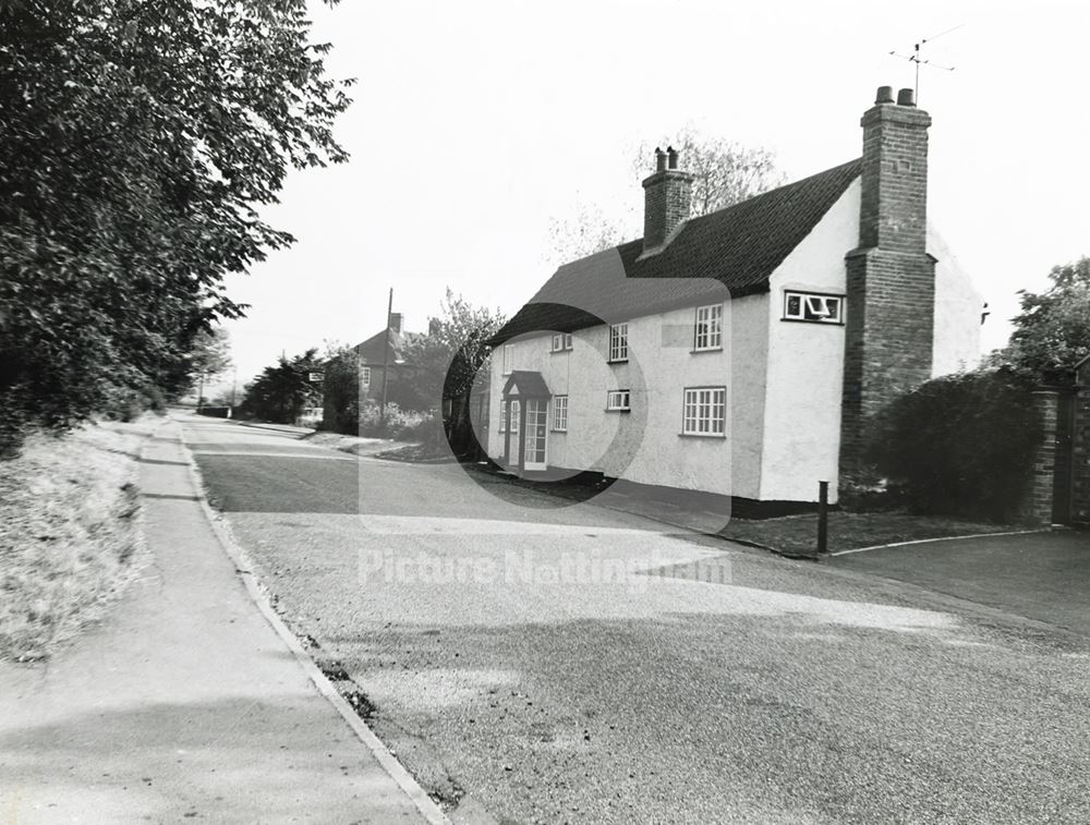 Cottage on Old Melton Road, Normanton on the Wolds, 1976