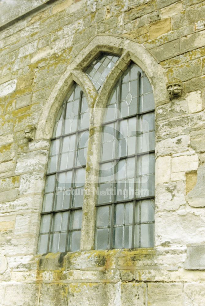 Detail of St Margaret's Church, Owthorpe, 1984