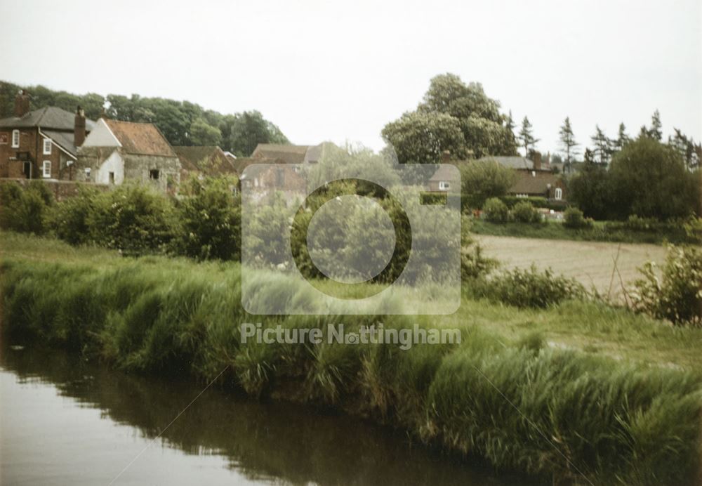 View across the Chesterfield Canal, Ranby, 1982