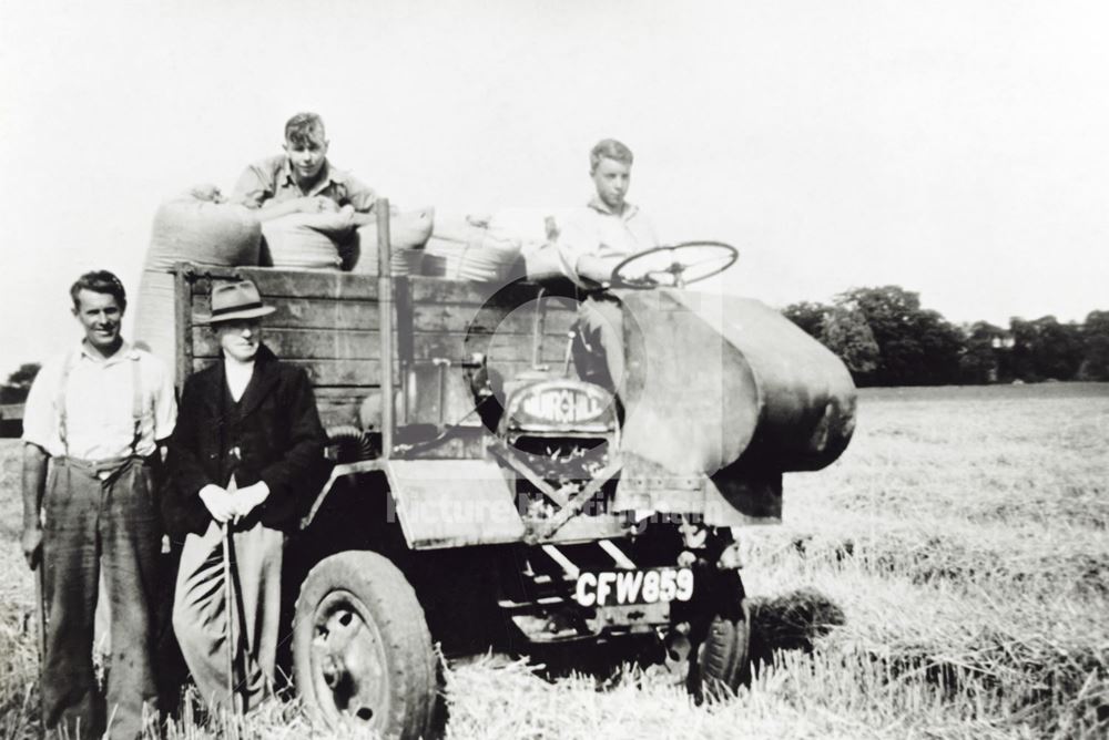 Muir-Hill tractor, New Bolingbroke, Lincolnshire, c 1951