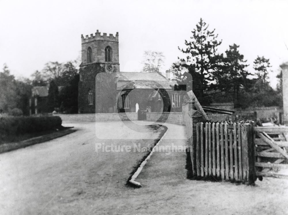 St Peter and St Paul's Church, Oxton, c 1900