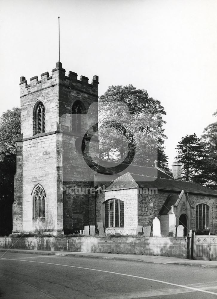 St Peter and St Paul's Church, Oxton, 1950