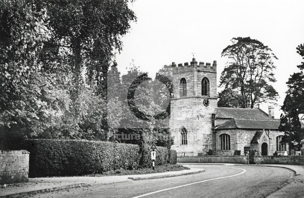 St Peter and St Paul's Church, Oxton, c 1950 ?