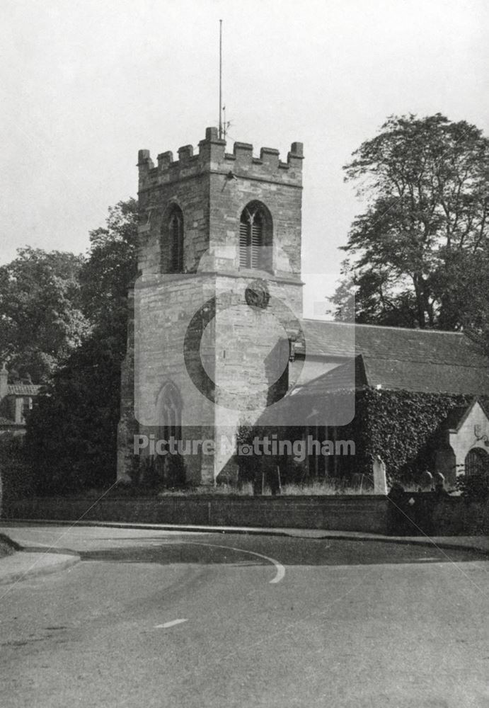 St Peter and St Paul's Church, Oxton, c 1950 ?