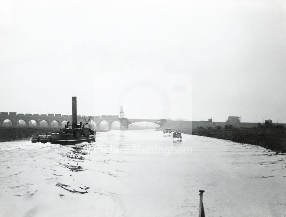 Railway Viaduct, Radcliffe on Trent, 1925