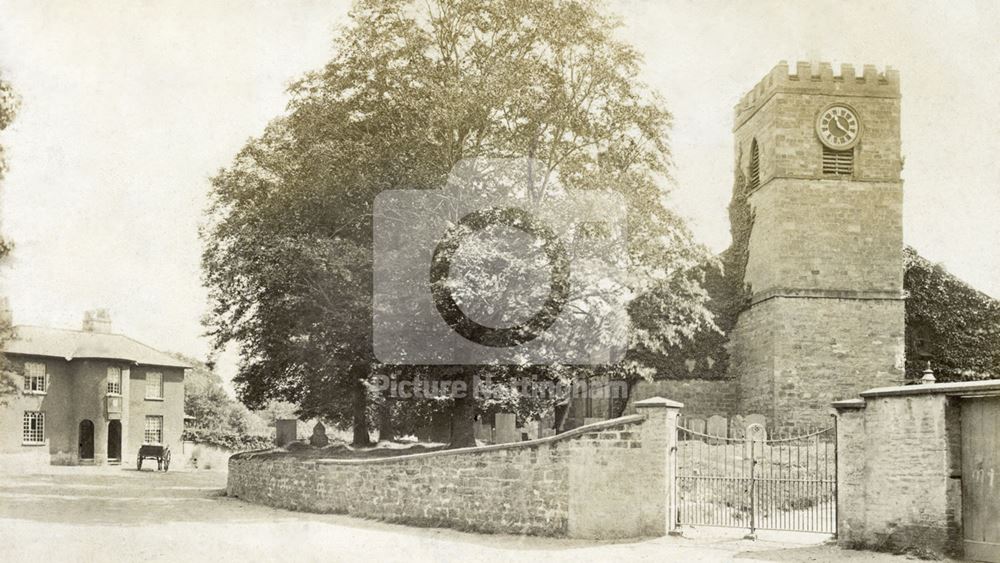 St Mary's Church, Radcliffe on Trent, c 1870 ?