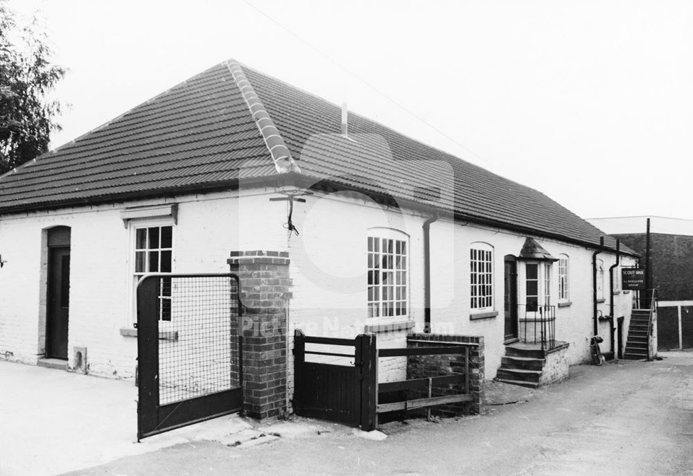 Scout Hall, Walker's Yard, Radcliffe on Trent, 1977